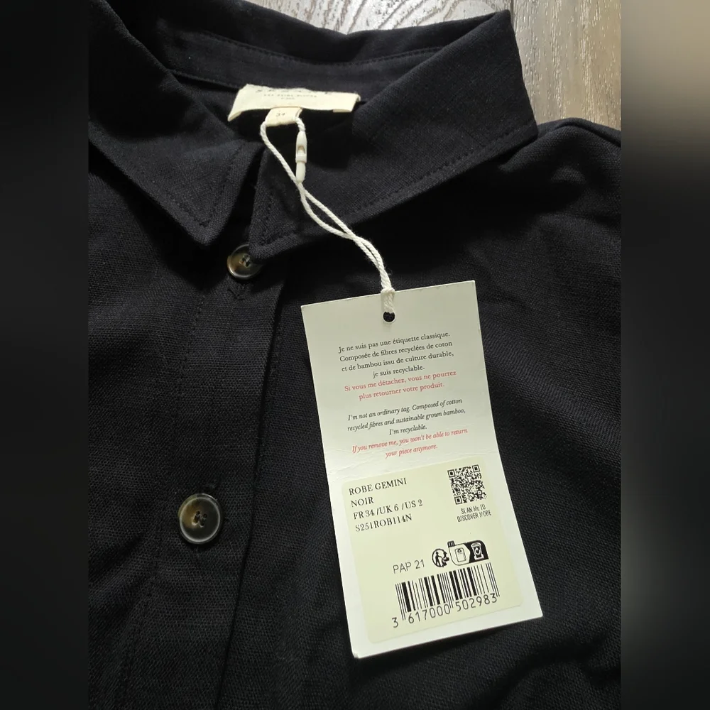 NWT Sezane Gemini Dress - Picture 4 of 8